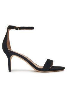 LAUREN RALPH LAUREN Sandały Allie 802959175001 Czarny. Czarne sandały Lauren Ralph Lauren, bez wzorów, ze skóry, bez obcasa, na szpilce, bez zapięcia. Za 588,99 zł.