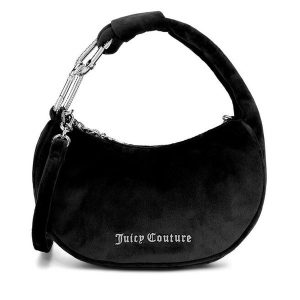 Torebka Juicy Couture. Czarne torebki klasyczne Juicy Couture, bez wzorów, bez dodatków. Za 299,99 zł.