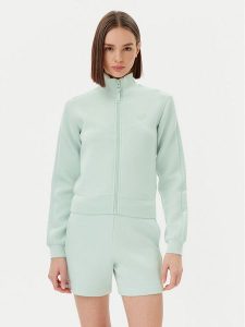 Guess Bluza V2YQ17 K7UW2 Zielony Regular Fit. Zielone bluzy Guess, l, z aplikacjami, z wiskozy, bez kaptura. Za 289,99 zł.
