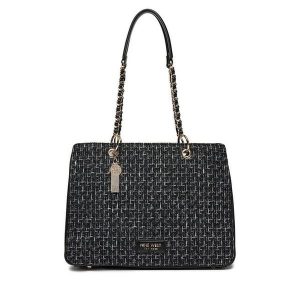 Torebka Nine West. Czarne torebki klasyczne Nine West, bez wzorów, bez dodatków. Za 249,99 zł.