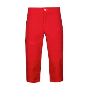 Spodnie trekkingowe damskie Halti Pallas X-Stretch Lite Capri. Czerwone spodnie dresowe HALTI, s, bez wzorów. Za 499,99 zł.