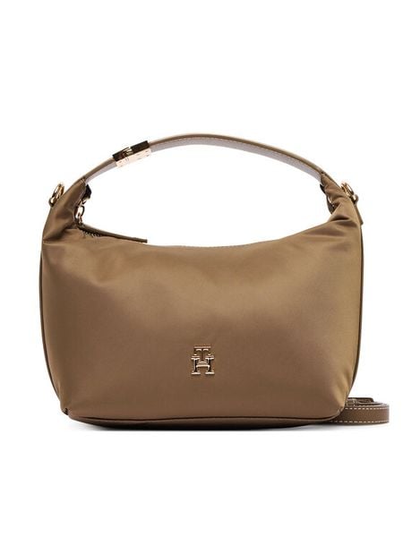 Tommy Hilfiger Torebka Th Go Crossover Nylon AW0AW18164 Brązowy. Brązowe torebki klasyczne TOMMY HILFIGER, bez wzorów, z materiału, bez dodatków. Za 529,99 zł.