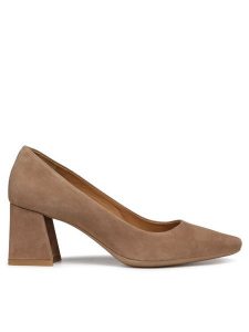 Geox Czółenka D Giselda D36VCA 00021 C6372 Brązowy. Brązowe czółenka Geox, bez wzorów, ze skóry, bez obcasa, bez zapięcia. Za 349,99 zł.