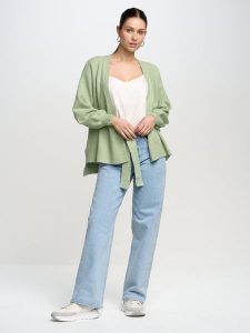Kardigan damski miętowy Mady 300. Zielone kardigany Big Star. W wyprzedaży za 49,99 zł.