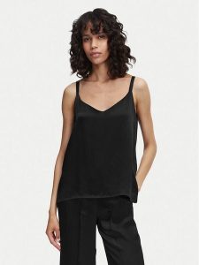 ACCESS FASHION Top 63-2221-875 Czarny Regular Fit. Czarne topy ACCESS FASHION, xs, bez wzorów, z wiskozy, bez kołnierzyka, bez ramiączek. Za 190,99 zł.