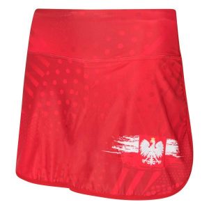 Spódniczka ze spodenkami do biegania damska EXTREME HOBBY POLAND PRIME. Czerwone szorty EXTREME HOBBY, bez wzorów, z elastanu, sportowe. Za 219,00 zł.
