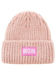 Zwillingsherz Czapka w kolorze jasnoróżowym rozmiar: onesize. Różowe czapki Zwillingsherz, bez wzorów, z wełny. Za 149,31 zł.