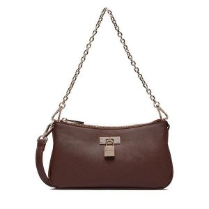 Torebka Nine West. Brązowe torebki klasyczne Nine West, bez wzorów, bez dodatków. Za 229,99 zł.