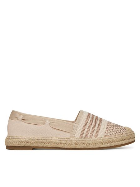DeeZee Espadryle LE601-139 Beżowy. Brązowe espadryle DeeZee, bez wzorów, z materiału, bez obcasa. Za 99,99 zł.