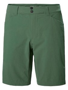Helly Hansen Szorty softshellowe "Brona" w kolorze zielonym rozmiar: M. Zielone spodenki sportowe Helly Hansen, m, bez wzorów, outdoorowe. Za 215,21 zł.