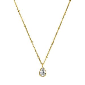 Purelei Purelei Naszyjnik Felice Naszyjniki 1 ct Damski. Białe naszyjniki Purelei, pozłacane. Za 135,89 zł.