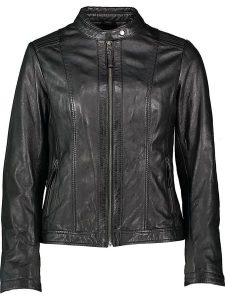 7eleven Skórzana kurtka "Susa" w kolorze czarnym rozmiar: 34. Czarne kurtki 7eleven, bez wzorów, z materiału, bez kaptura. Za 434,99 zł.