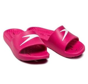 Klapki basenowe unisex speedo Slides one piece. Białe klapki Speedo, bez wzorów, bez obcasa, na płaskiej podeszwie. Za 62,99 zł.