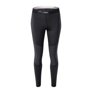 Legginsy Damskie Alisos. Czarne legginsy Elbrus, bez wzorów, z elastanu. Za 168,83 zł.