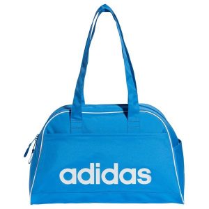 Damska torba sportowa adidas Essentials. Niebieskie torby podróżne i sportowe ADIDAS, bez wzorów, z materiału. Za 110,99 zł.