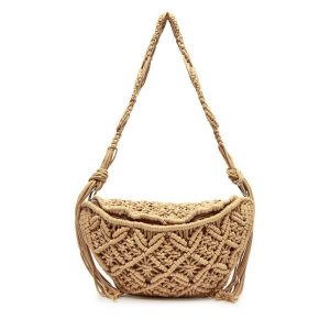 Torebka DeeZee. Brązowe listonoszki DeeZee, bez wzorów, bez dodatków. Za 99,99 zł.