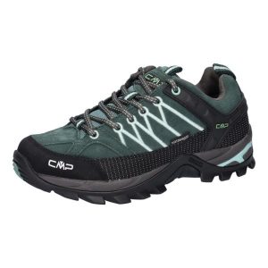 Buty trekkingowe damskie CMP Rigel Low Wp trek. Zielone buty trekkingowe CMP, bez zapięcia. Za 379,99 zł.