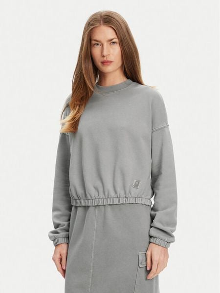 United Colors Of Benetton Bluza 39BLD109O Szary Regular Fit. Szare bluzy United Colors of Benetton, xs, bez wzorów, z bawełny, bez kaptura. Za 109,99 zł.