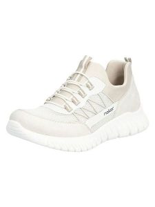 Rieker Sneakersy w kolorze kremowym rozmiar: 36. Brązowe trampki Rieker, bez wzorów, bez zapięcia. Za 118,84 zł.