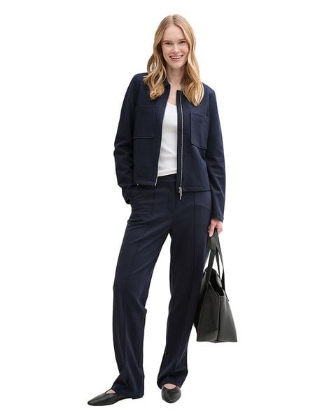 Tom Tailor Kurtka przejściowa w kolorze granatowym rozmiar: L. Niebieskie kurtki Tom Tailor, l, bez wzorów, bez kaptura. Za 118,28 zł.