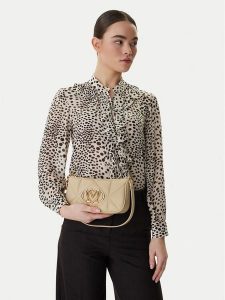 LOVE MOSCHINO Torebka JC4111PP1OLC0129 Beżowy. Brązowe torebki klasyczne LOVE MOSCHINO, bez wzorów, ze skóry, bez dodatków. Za 679,99 zł.