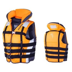 Kamizelka kapok na wodę PRO Race. Brązowe kamizelki AQUARIUS, m, bez wzorów, bez kołnierzyka, bez ramiączek, bez kaptura. Za 249,99 zł.