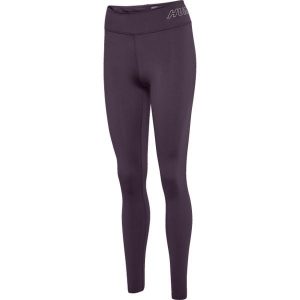 Damskie legginsy Hummel Te Fundamental. Fioletowe legginsy Hummel, bez wzorów, z dżerseju. Za 218,50 zł.