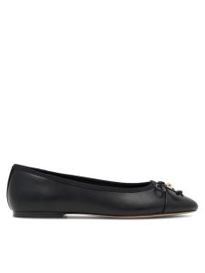 Nine West Baleriny 122AL4108 Czarny. Czarne balerinki Nine West, bez wzorów, ze skóry, bez obcasa, bez zapięcia. Za 109,99 zł.