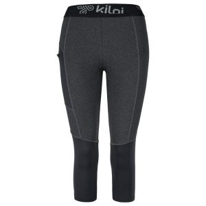 Damskie legginsy 3/4 Kilpi ROZARKA-W. Czarne legginsy Kilpi, bez wzorów, z dzianiny. Za 112,21 zł.