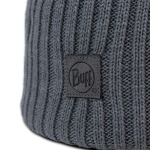 Czapka BUFF KNITTED BEANIE RUTGER IRON. Szare czapki Buff, bez wzorów, z dzianiny. Za 139,13 zł.