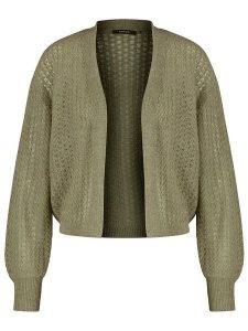 TAIFUN Kardigan w kolorze khaki rozmiar: 42. Brązowe kardigany Taifun, z wełny. Za 158,10 zł.