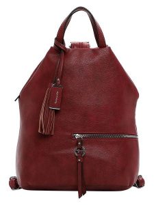 Tamaris Plecak "Nele" w kolorze ciemnoczerwonym - 34 x 32 x 20 cm rozmiar: onesize. Czerwone plecaki Tamaris. Za 86,99 zł.