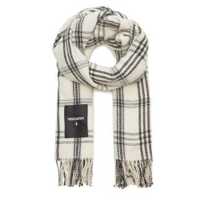 Szalik Patrizia Pepe. Białe szaliki Patrizia Pepe, bez wzorów. Za 299,00 zł.