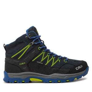 Trekkingi CMP. Niebieskie buty sportowe CMP, bez wzorów, bez zapięcia, trekkingowe. Za 219,99 zł.