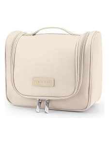 Puccini Kosmetyczka "Infinity" w kolorze kremowym - 25 x 20 x 12 cm rozmiar: onesize. Brązowe kosmetyczki Puccini, bez wzorów, z materiału. Za 87,81 zł.