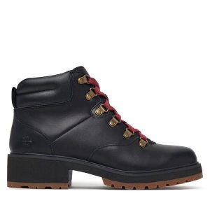 Trapery Timberland. Czarne buty zimowe Timberland, bez obcasa, bez zapięcia. Za 739,99 zł.