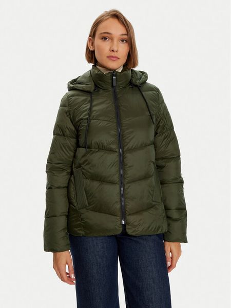 Kaffe Kurtka zimowa Susanne 10508811 Zielony Regular Fit. Zielone kurtki Kaffe, na zimę, bez wzorów, z syntetyku, bez kaptura. Za 189,99 zł.