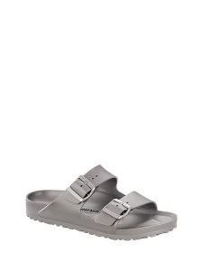Birkenstock Klapki w kolorze szarym rozmiar: 39. Szare klapki Birkenstock, bez wzorów, z otwartym noskiem, bez obcasa. Za 160,95 zł.