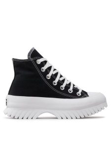 Converse Trampki Chuck Taylor All Star Lugged 2.0 Hi A00870C Czarny. Czarne trampki Converse, bez wzorów, z materiału, bez zapięcia. Za 449,99 zł.