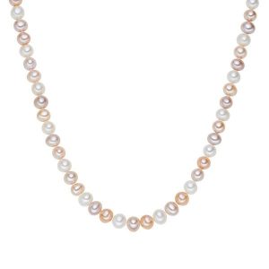 Valero Pearls Naszyjnik z pereł srebro wysokiej próby Perła hodowlana słodkowodna srebrny Naszyjniki 1 ct Damski. Szare naszyjniki Valero Pearls, z perłą, srebrne. Za 409,99 zł.