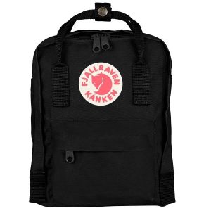 Plecak sportowo-turystyczny Kanken Mini. Czarne plecaki Fjällräven. Za 314,99 zł.