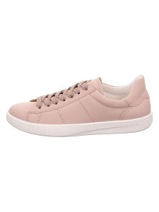 Legero Skórzane sneakersy "Silence" w kolorze jasnoróżowym rozmiar: 37. Różowe trampki Legero, bez wzorów, bez zapięcia. Za 250,45 zł.