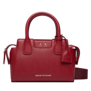 Torebka Armani Exchange. Czerwone torebki klasyczne Armani Exchange, bez wzorów, bez dodatków. Za 654,99 zł.
