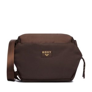 Torebka Roxy. Brązowe listonoszki Roxy, bez wzorów, bez dodatków. Za 69,99 zł.