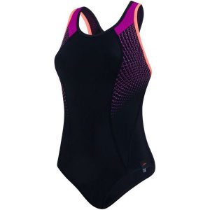 Speedo Damski Kostium Kąpielowy Fit Pro Czarny/Różowy/Pomarańczowy 38. Bikini marki Speedo. Za 229,00 zł.