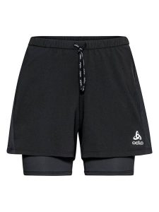 Odlo Szorty "Essentials" w kolorze czarnym do biegania rozmiar: S. Czarne spodenki sportowe ODLO, s, bez wzorów, z materiału, do biegania. Za 153,71 zł.