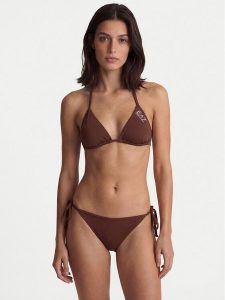 EA7 Emporio Armani Bikini 7W000318 AF20663 U6067 Brązowy. Brązowe bikini EA7 Emporio Armani, bez wzorów, z syntetyku. Za 329,99 zł.
