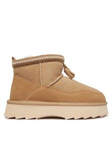 EMU Australia Śniegowce Mim W13335 Beżowy. Brązowe buty zimowe EMU Australia, bez obcasa, bez zapięcia. Za 734,99 zł.