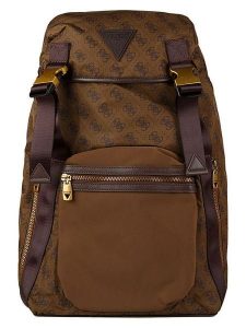 Guess Plecak w kolorze brązowym - 14 x 35 x 7 cm rozmiar: onesize. Brązowe plecaki Guess. Za 434,08 zł.