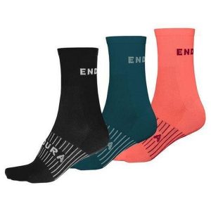 Skarpety damskie Endura Coolmax 3 pary W. Niebieskie skarpetki ENDURA, bez wzorów. Za 69,99 zł.